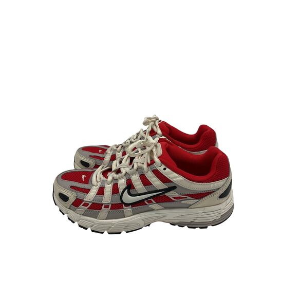 Nike 'P-6000' Red Textile Sneaker Size 5.5 - Picture 3 of 6